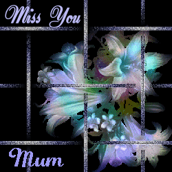 Animated picture of flowers for Mum on Mother's Day