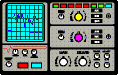 Animated electronic control panel
