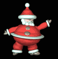 Little animated dancing Santa toy