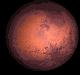 Animated gif Mars spinning