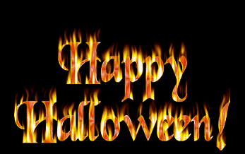 Animated moving clip art picture Happy Halloween