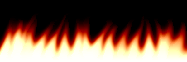Animated moving clip art picture of soft flaming line gif