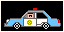 Animated police car flashing cherries