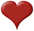 Animated pulsing beating heart