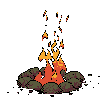 Animated campfire gif
