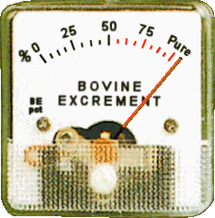 Bovine excrement meter animation