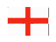 Rotating England flag button spinning animation