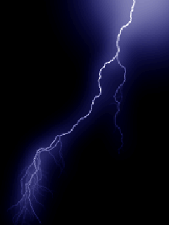 Clouds Blue Animated Lightning...
