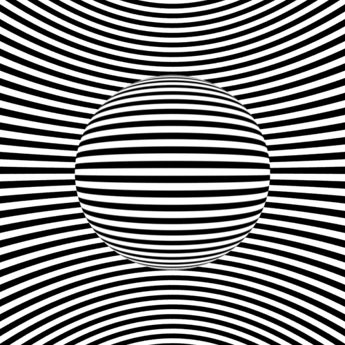 Line ball rolling on lines moving animated gif