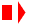 Little red moving animated arrow right