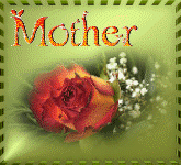 Moving animated picture of Mother's Day flower
