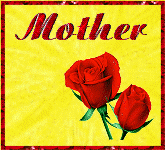 Moving animated picture of Mother's Day flowers