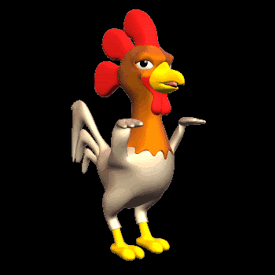 Chicken, Rooster, Turkey And Baby Chick Animations