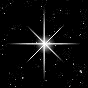 Moving picture flashing pulsing twinkling star animated gif