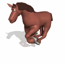 Moving picture horse galloping animated gif