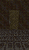 Moving picture skeleton opening door animated gif
