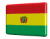 Rotating Bolivia flag button spinning animation