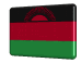 Rotating Republic of Malawi flag button spinning animation