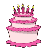 Three-tier-white-birthday-cake-with-pink-trim.gif