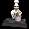 animated chef stirring pot gif