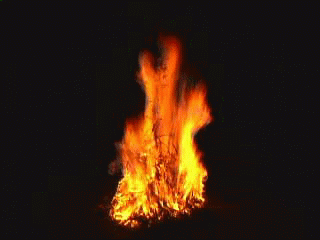 Animated campfire gif animation