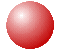 Flashing red ball animation