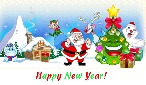 happy new year animated clip art - photo #45