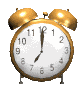 Bells ringing on alarm clock