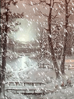 Seasonal weather winter snow and snow storm clip art