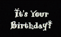 It's your birthday animated gif banner