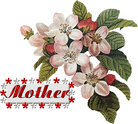 Animated picture of flowers for Mother on Mother's Day