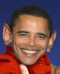 Laughing Obama gif animation