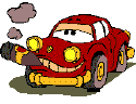 red car smoking cigar animated gif animation