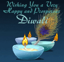 Gif animation "Wishing You a Very Happy and Prosperous Diwali"
