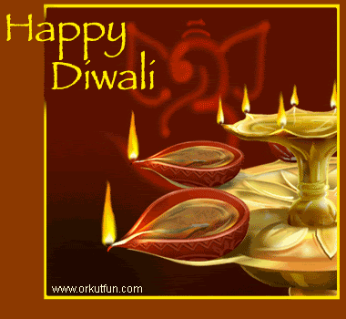 Happy Diwali clip art animation for Festival of Lights  