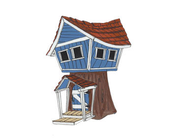 Houses, homes and building clip art pictures