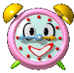 Silly animated clock face acting strange