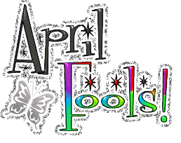 Glittering April Fool's Day greeting animated gif image