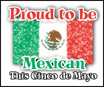 Proud to be Mexican this Cinco de Mayo animated clip art banner