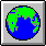 animated earth globe spinning in square 