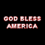 God Bless America animated banner