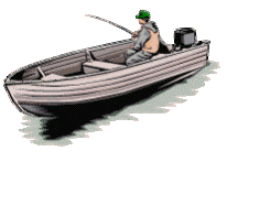 Fish Fisherman Angler Fishing And Boat Animations