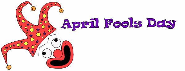 Moving April Fool's Day Joker with googoly eyes animated clip art